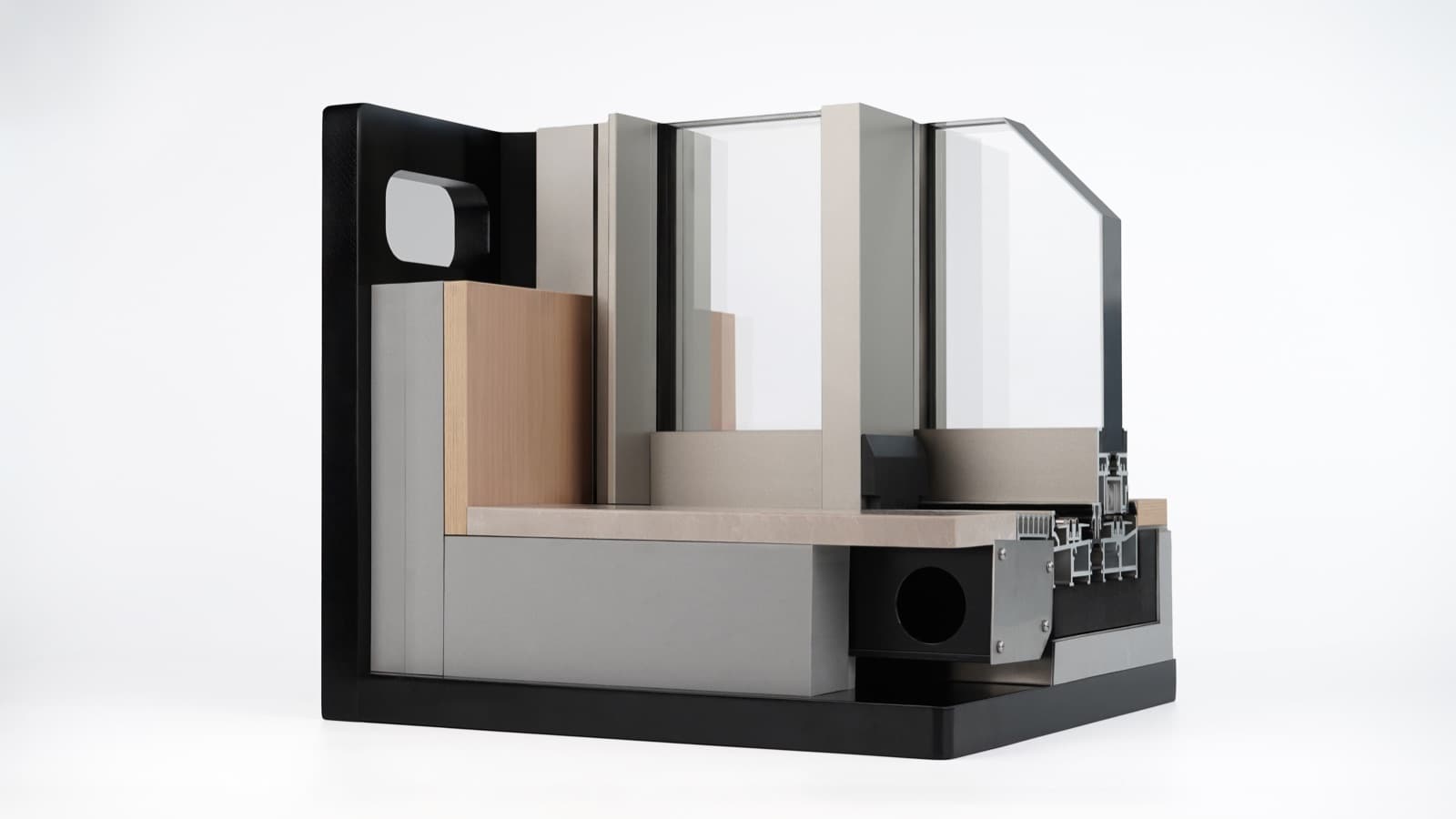 System 160 sill and thermal break sample