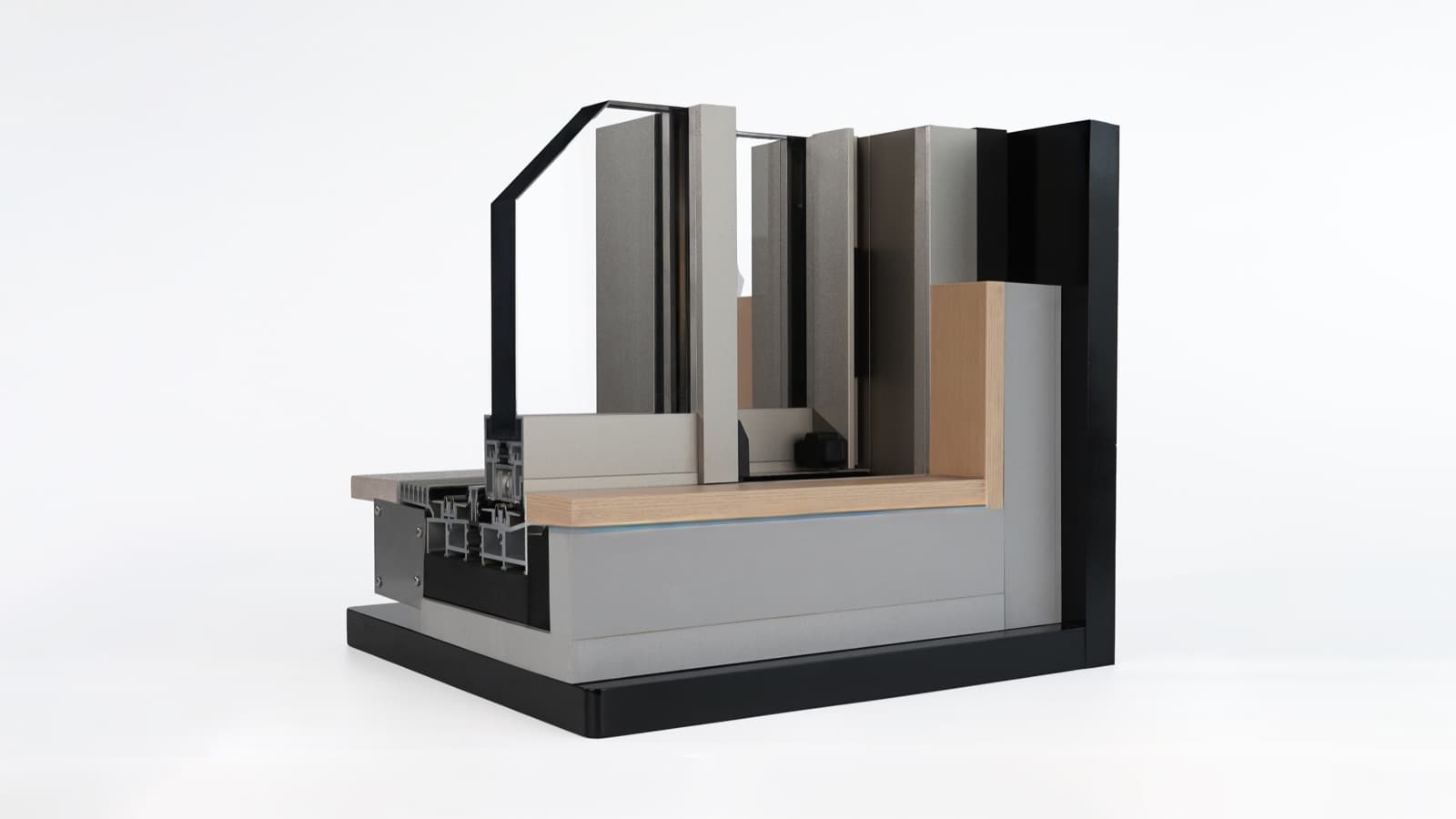 Orluti System 160 extrusion corner sample used for engineering review