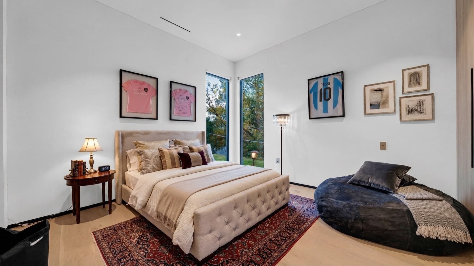 Bedroom windows at the North Miami Beach residence